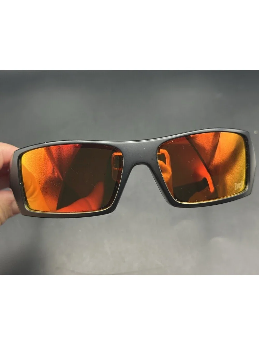 Oakley Gascan NFL Bengals Matte Black Ruby Iridium (BUCS Etched)